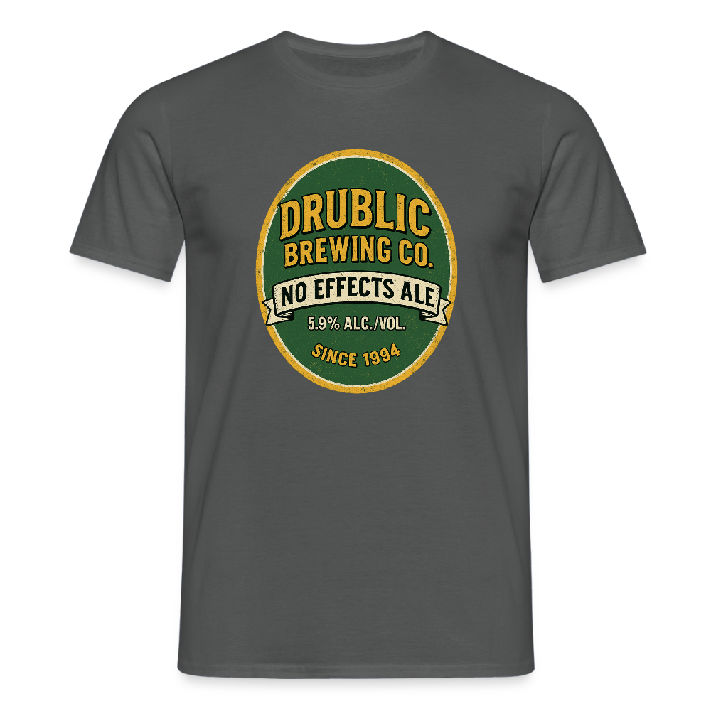 Drublic Brewing Co Tee - charcoal grey