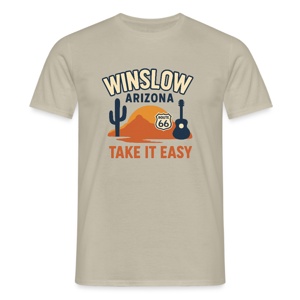 Take It Easy Tee - sand beige