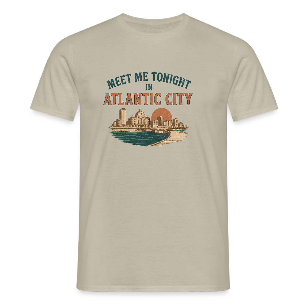 Atlantic City Tee - sand beige
