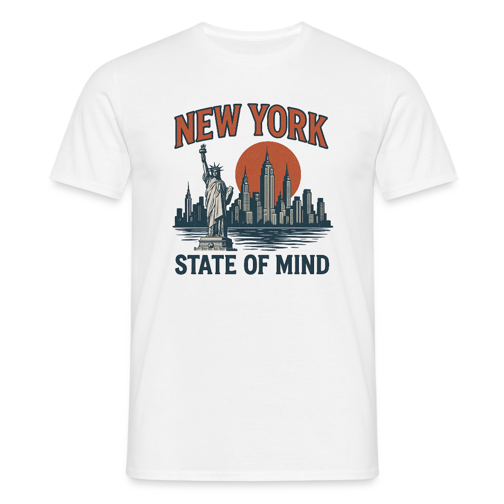 New York State of Mind Tee - white