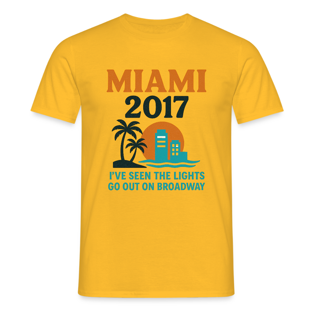 Miami 2017 Tee - yellow