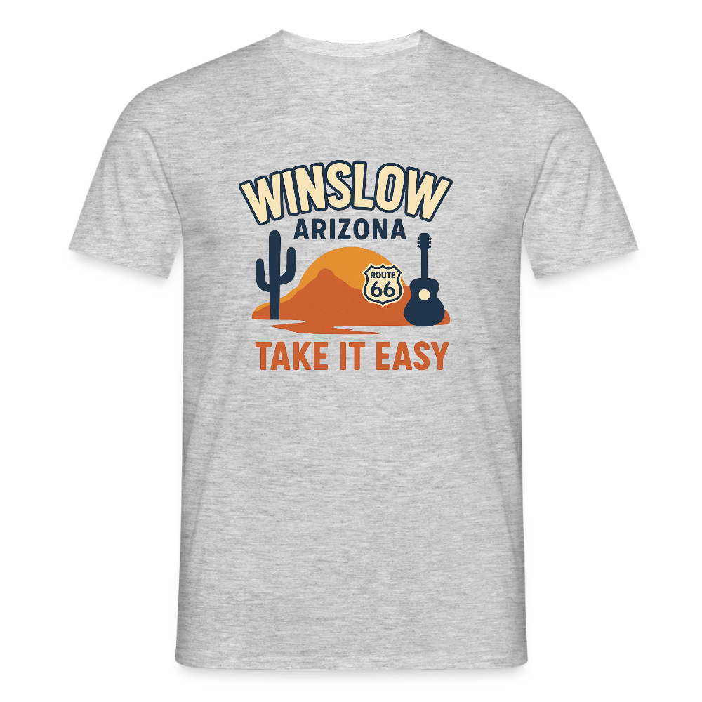 Take It Easy Tee - heather grey