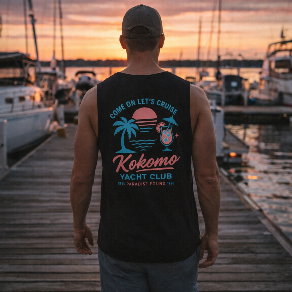 Kokomo Tank Top • 80s Beach Boys Inspired Singlet