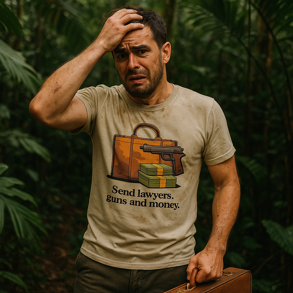 Lawyers Guns and Money Tee • Warren Zevon Inspired Lyric Shirt